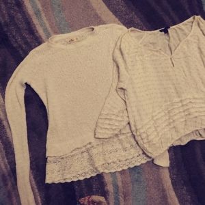 Lot of 6 ladies shirts size small. Hollister, American Eagle and OldNavy brands.